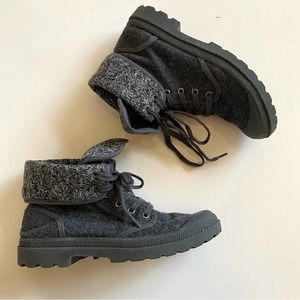 Rocket Dog Gray Wool Ankle Booties